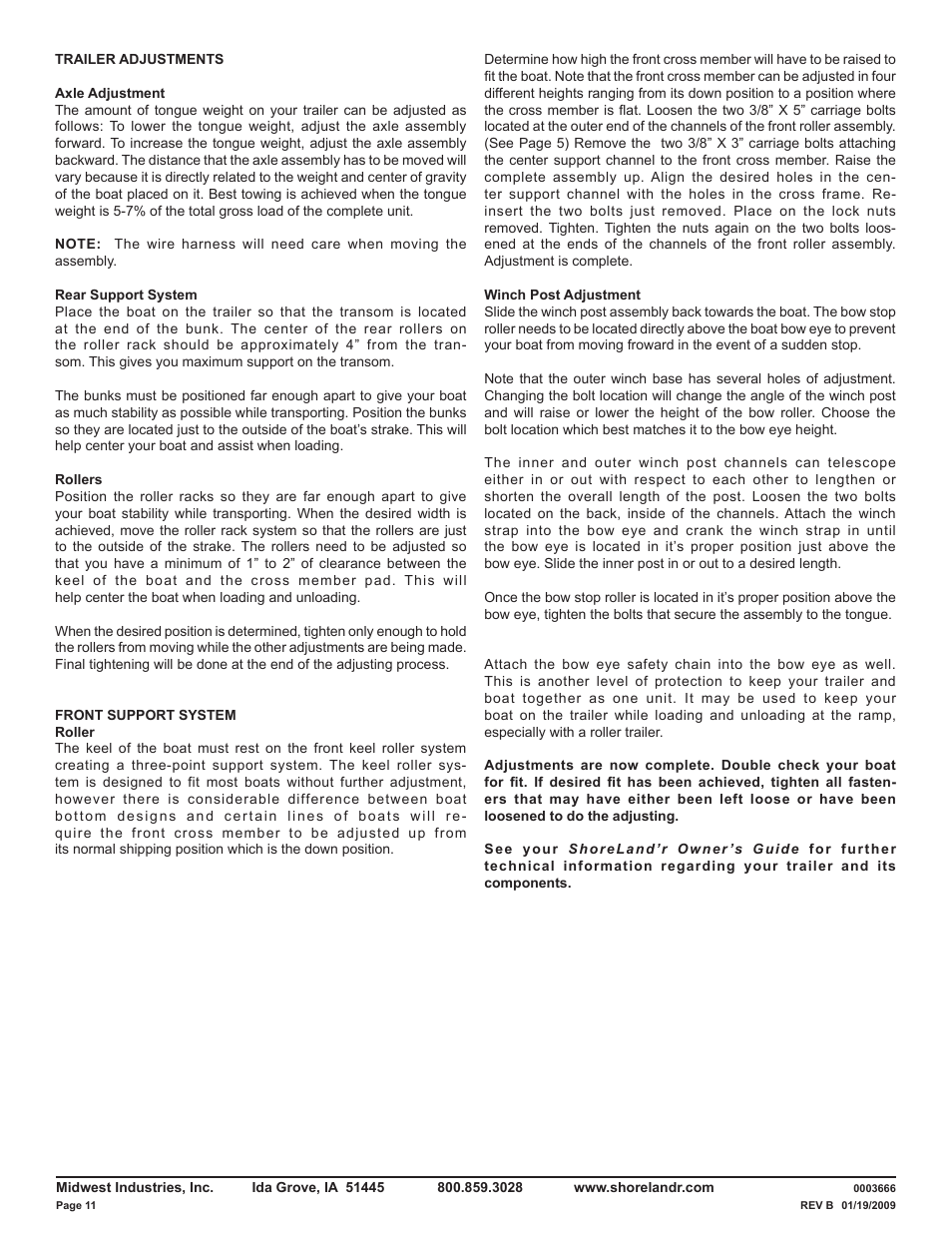 ShoreLand'r LUR22L V.1 User Manual | Page 11 / 12