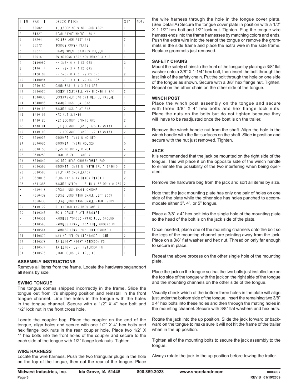 ShoreLand'r LURE22L User Manual | Page 3 / 12