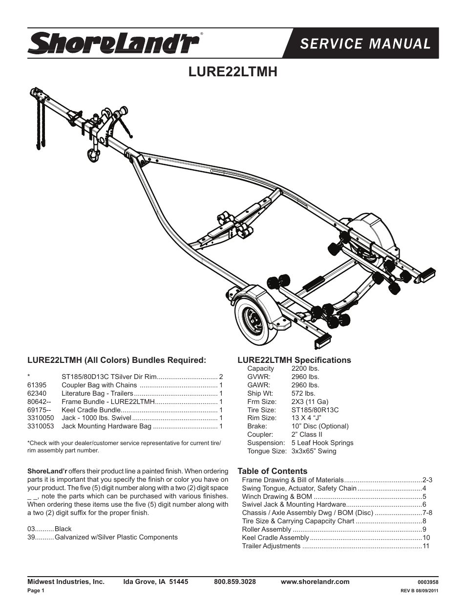 ShoreLand'r LURE22LTMH V.2 User Manual | 12 pages