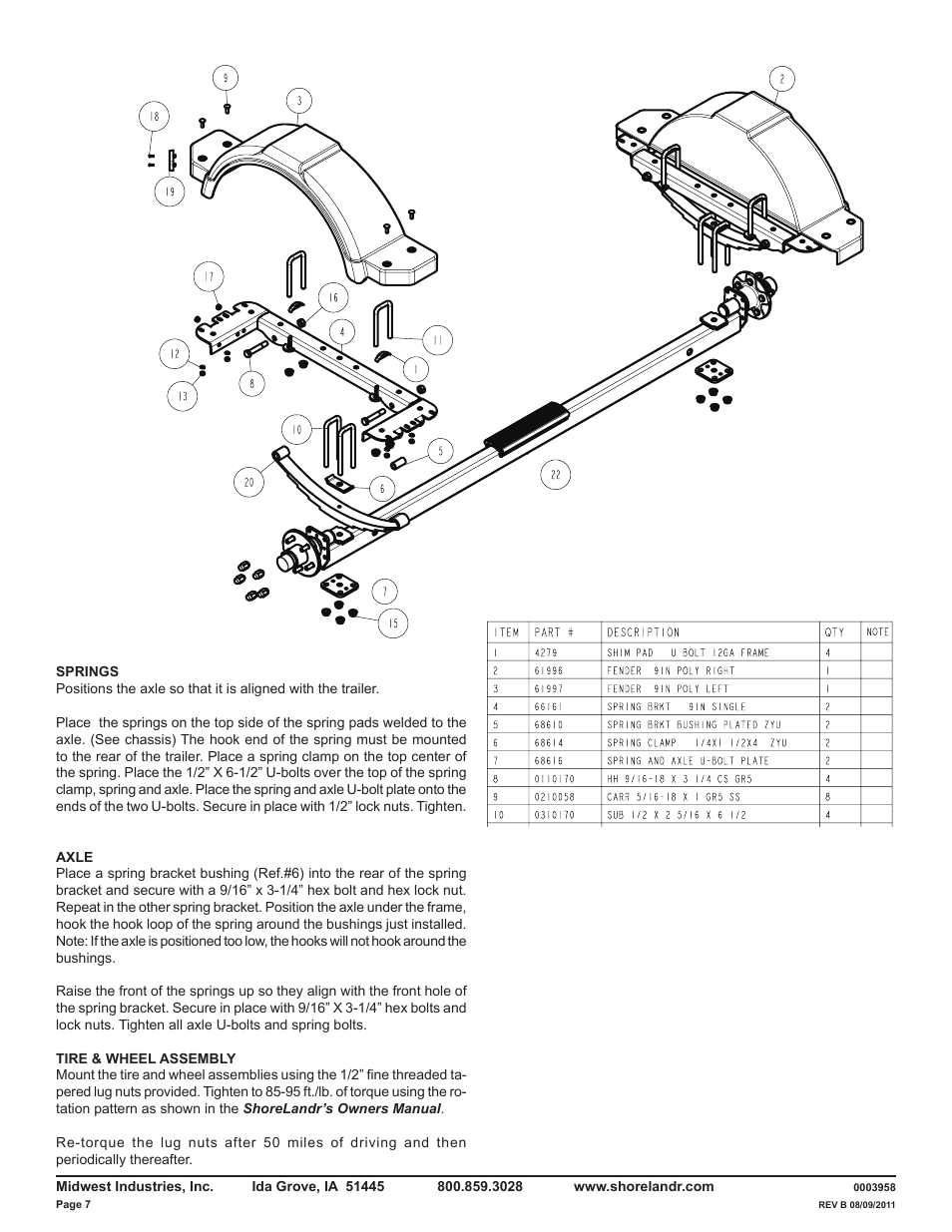 ShoreLand'r LURE22LTMH V.2 User Manual | Page 7 / 12