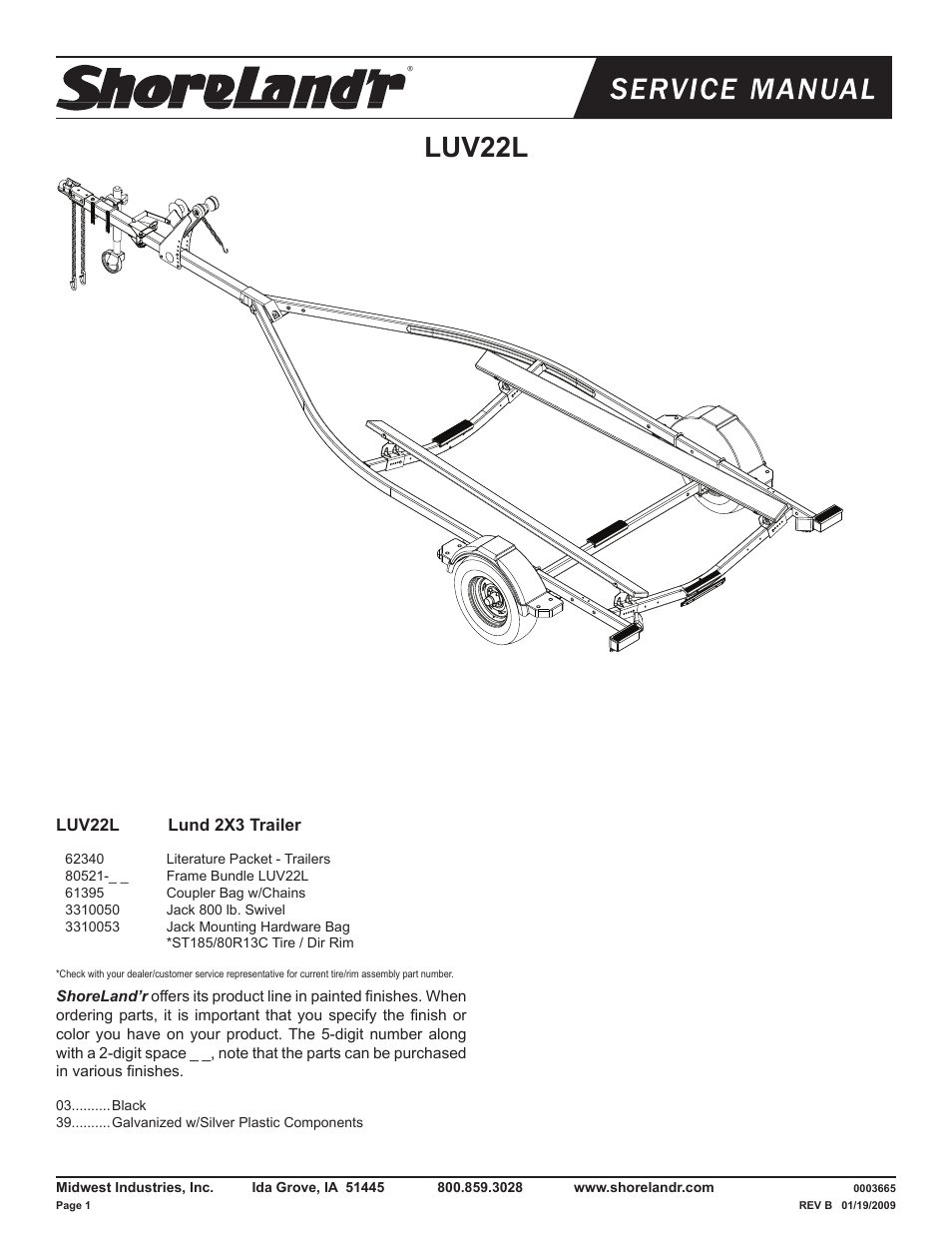 ShoreLand'r LUV22L V.2 User Manual | 10 pages