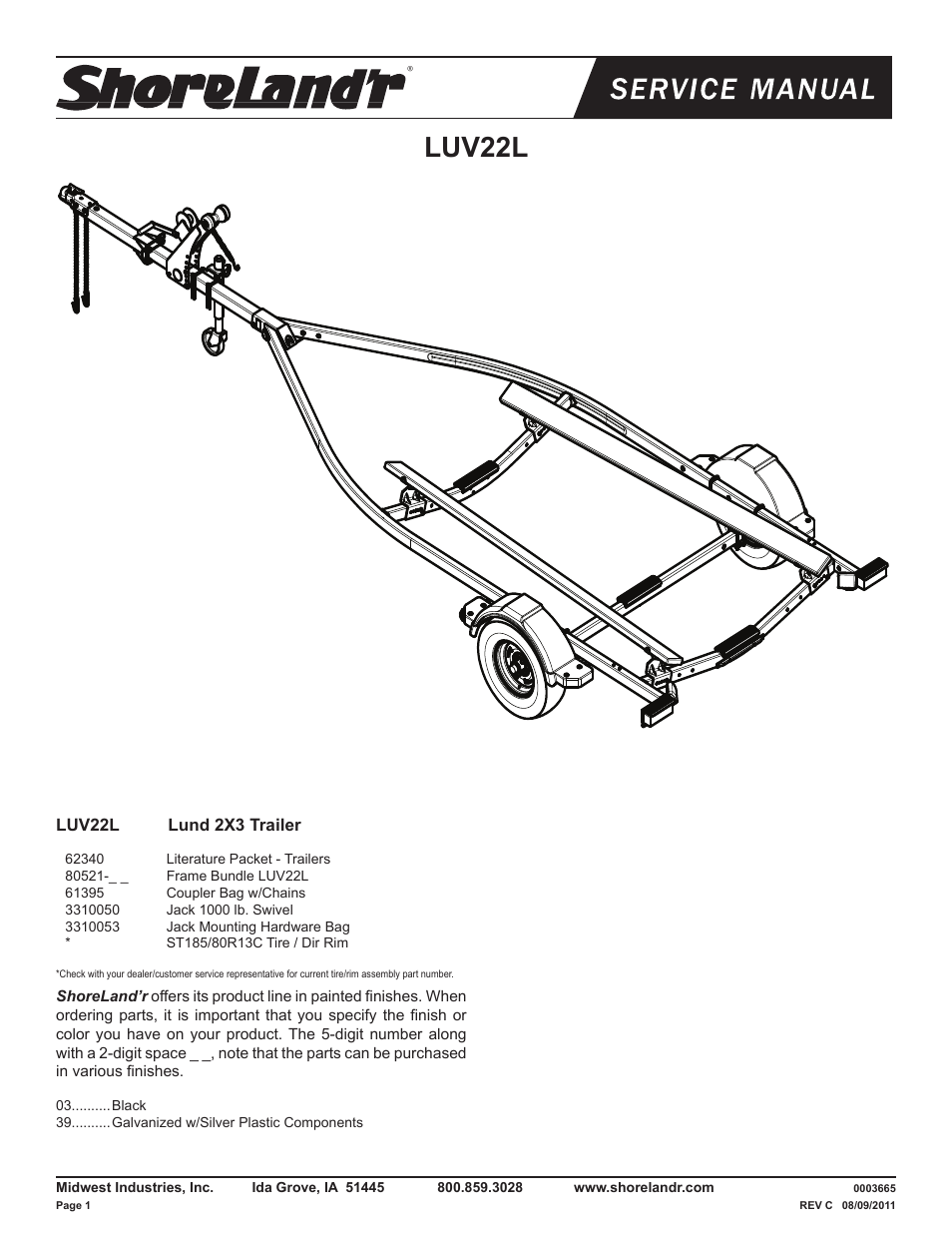 ShoreLand'r LUV22L V.3 User Manual | 10 pages