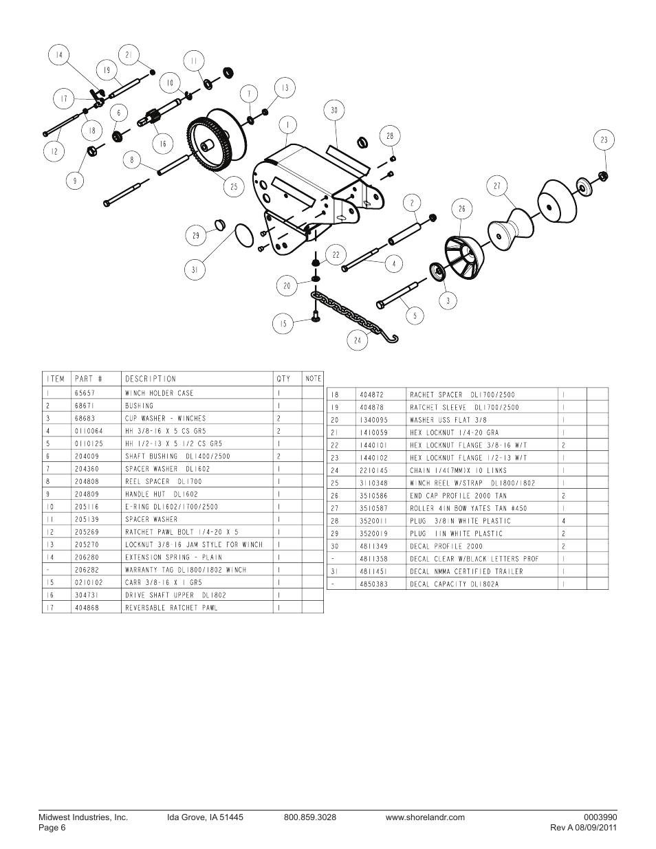 ShoreLand'r LUV2314LTSH V.1 User Manual | Page 6 / 10