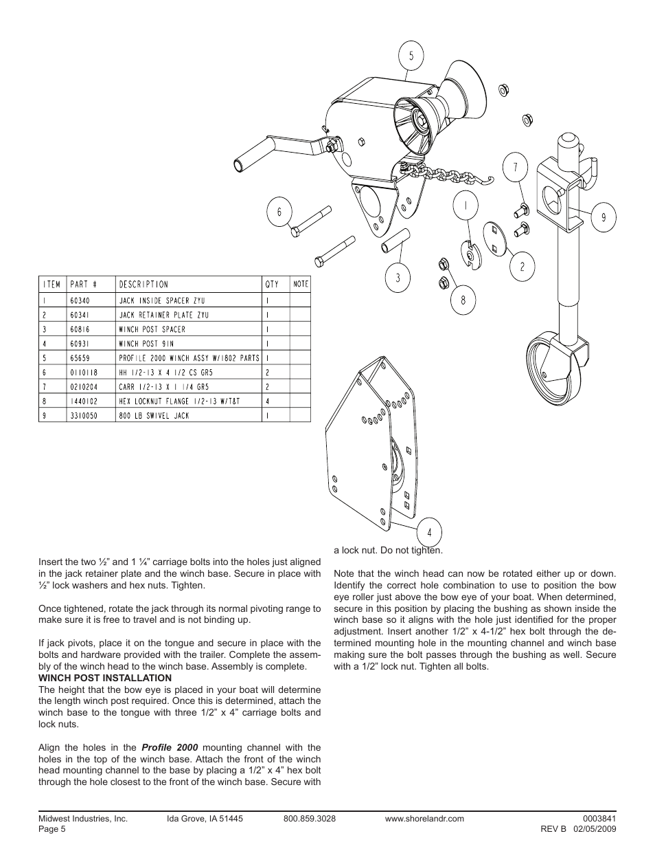 ShoreLand'r LUV2314LW V.1 User Manual | Page 5 / 10