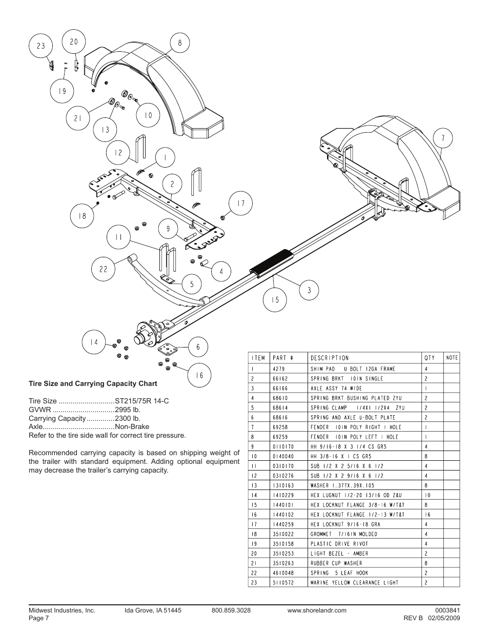 ShoreLand'r LUV2314LW V.1 User Manual | Page 7 / 10