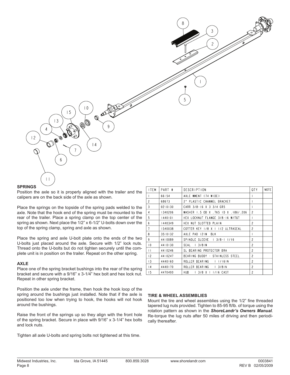 ShoreLand'r LUV2314LW V.1 User Manual | Page 8 / 10