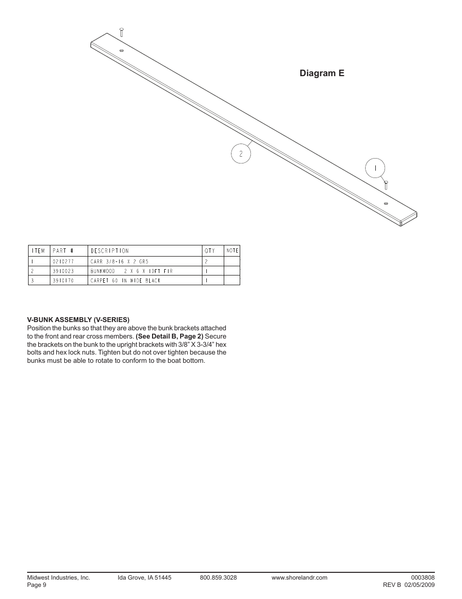 Diagram e | ShoreLand'r LUV2314SW V.1 User Manual | Page 9 / 10