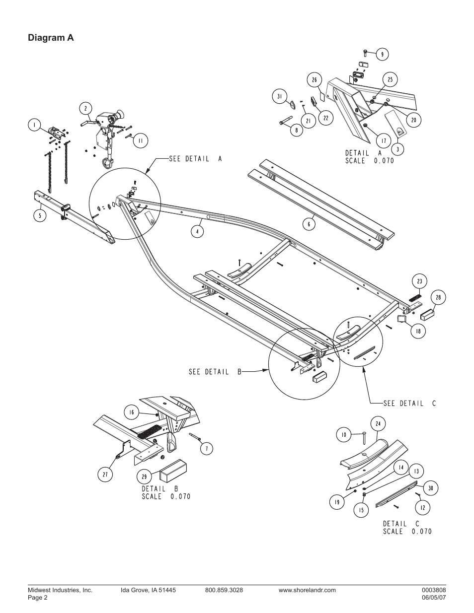 Diagram a | ShoreLand'r LUV2314SW V.2 User Manual | Page 2 / 10