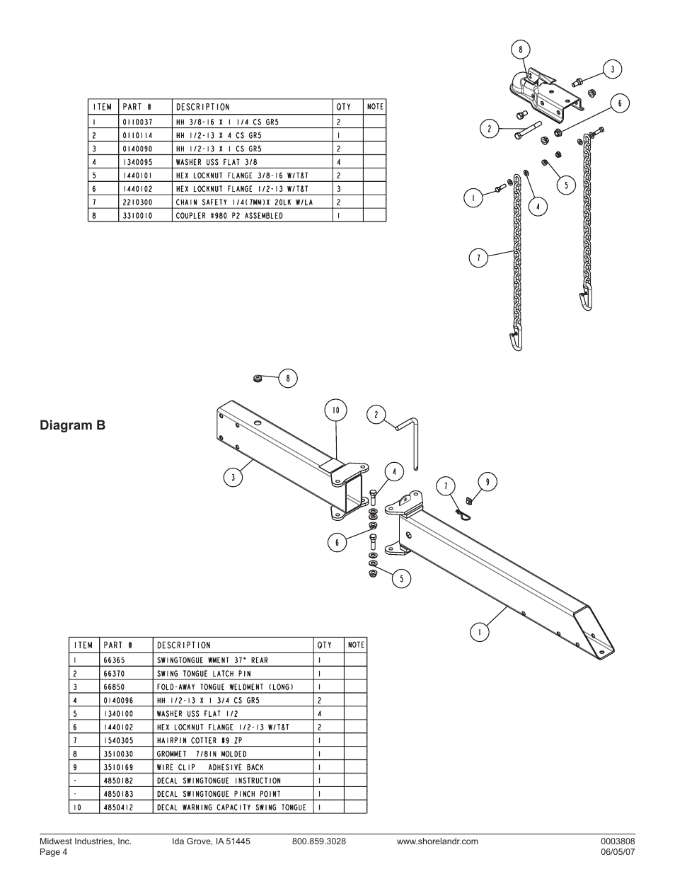 Diagram b | ShoreLand'r LUV2314SW V.2 User Manual | Page 4 / 10