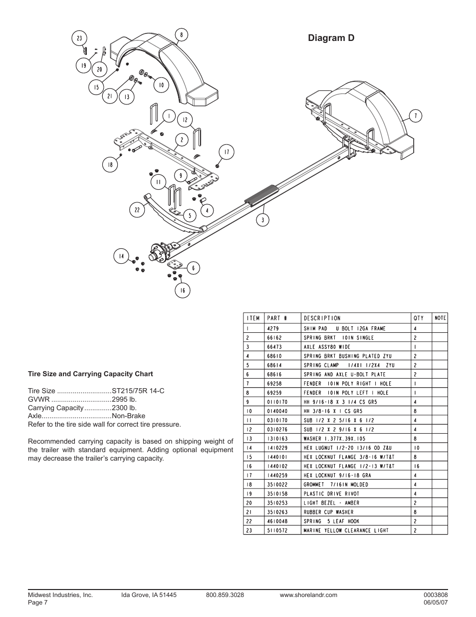 Diagram d | ShoreLand'r LUV2314SW V.2 User Manual | Page 7 / 10