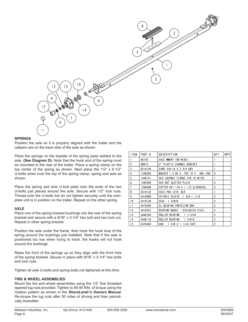 ShoreLand'r LUV2314SW V.2 User Manual | Page 8 / 10