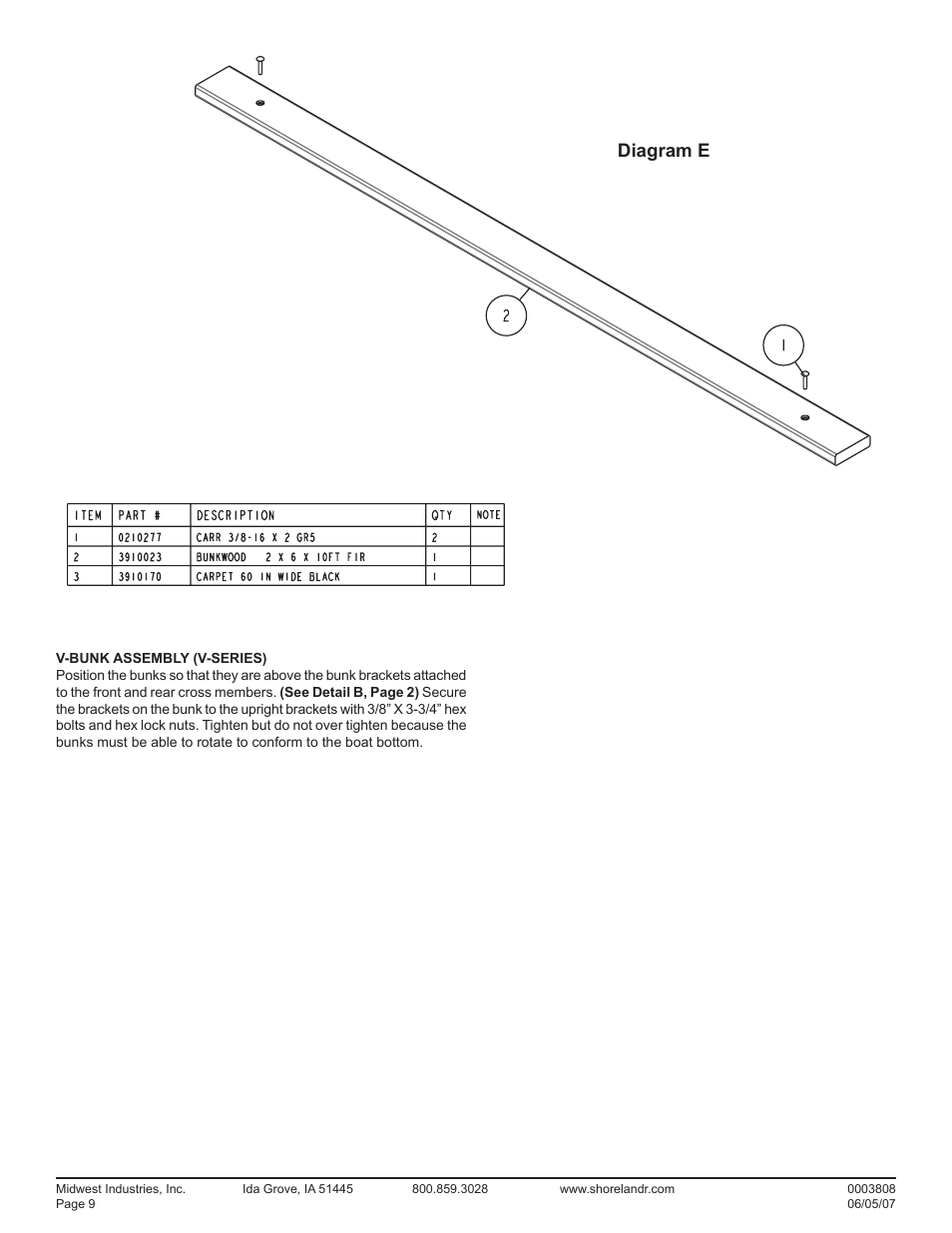 Diagram e | ShoreLand'r LUV2314SW V.2 User Manual | Page 9 / 10