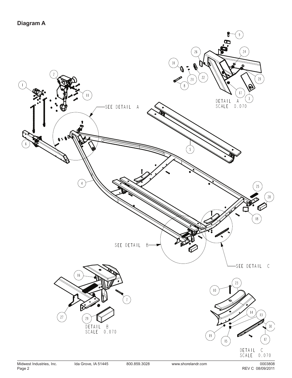 Diagram a | ShoreLand'r LUV2314SW V.3 User Manual | Page 2 / 10
