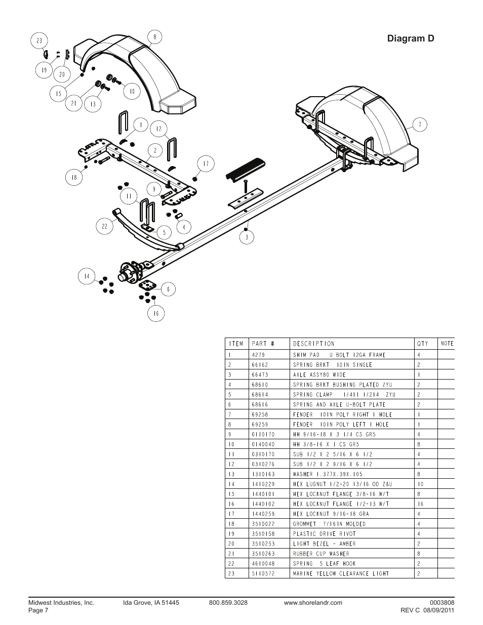 Diagram d | ShoreLand'r LUV2314SW V.3 User Manual | Page 7 / 10
