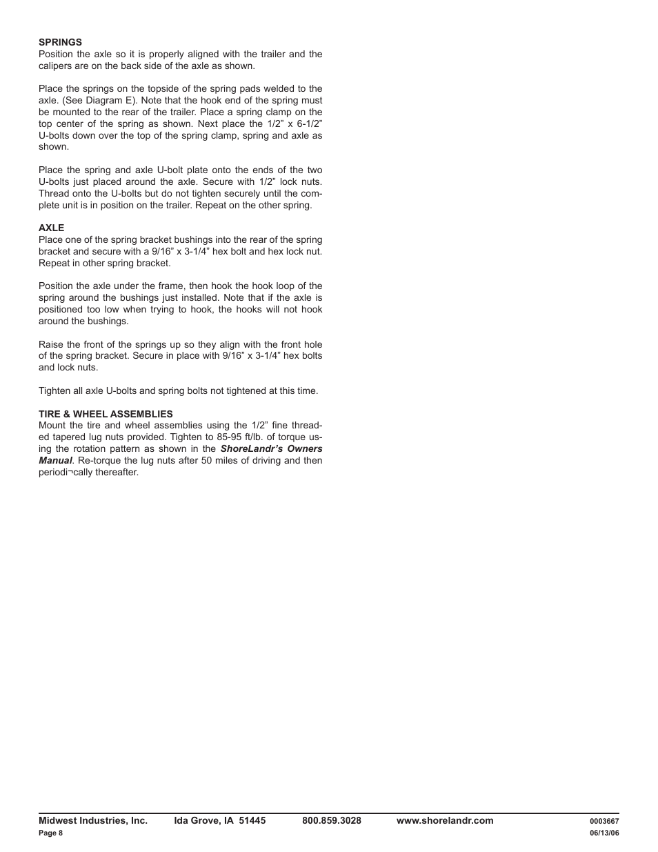 ShoreLand'r LUV2314XXL V.2 User Manual | Page 8 / 10