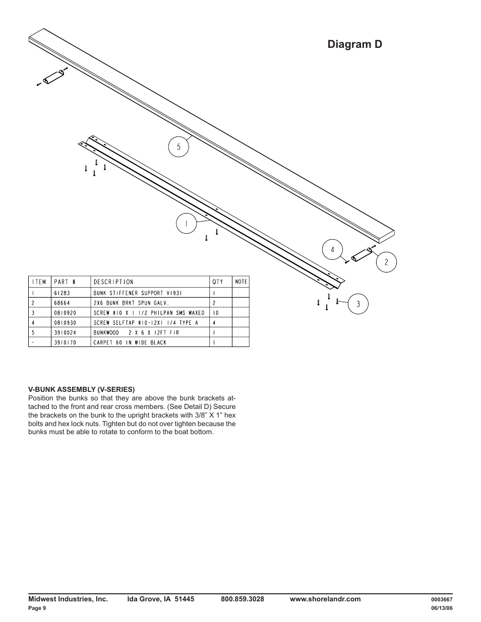 Diagram d | ShoreLand'r LUV2314XXL V.2 User Manual | Page 9 / 10