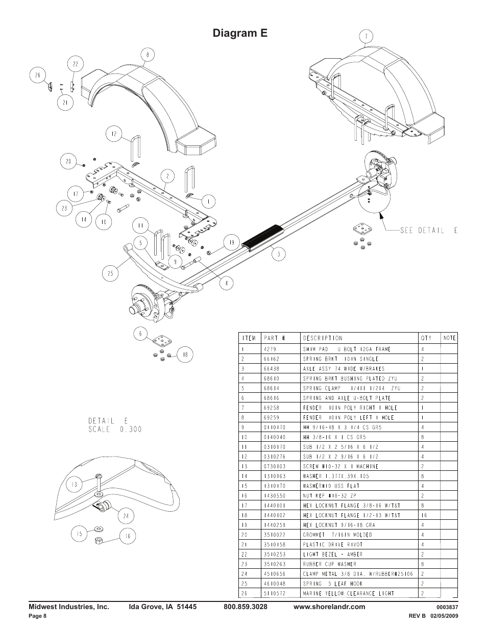 Diagram e | ShoreLand'r LUV28BXXL V.1 User Manual | Page 8 / 10