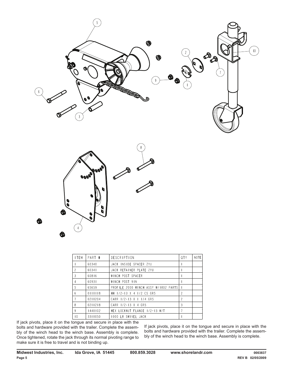 Diagram c | ShoreLand'r LUV28BXXL V.2 User Manual | Page 5 / 10