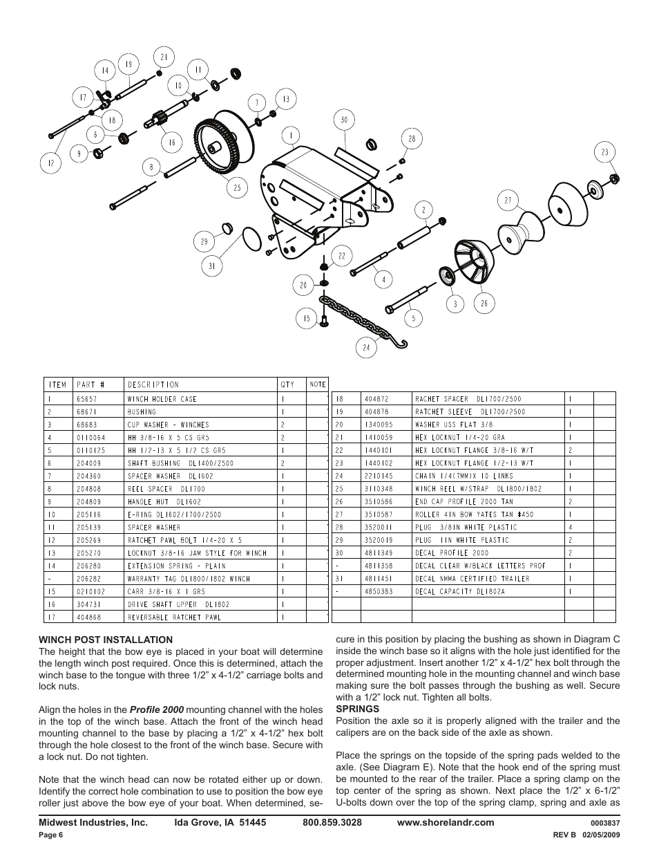 ShoreLand'r LUV28BXXL V.2 User Manual | Page 6 / 10