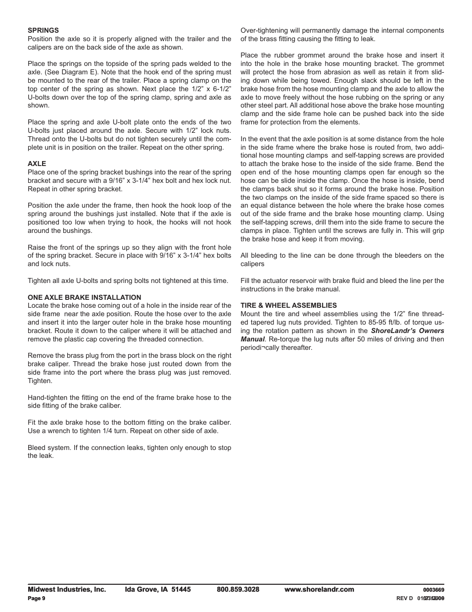 ShoreLand'r LUV30BLW V.1 User Manual | Page 9 / 12