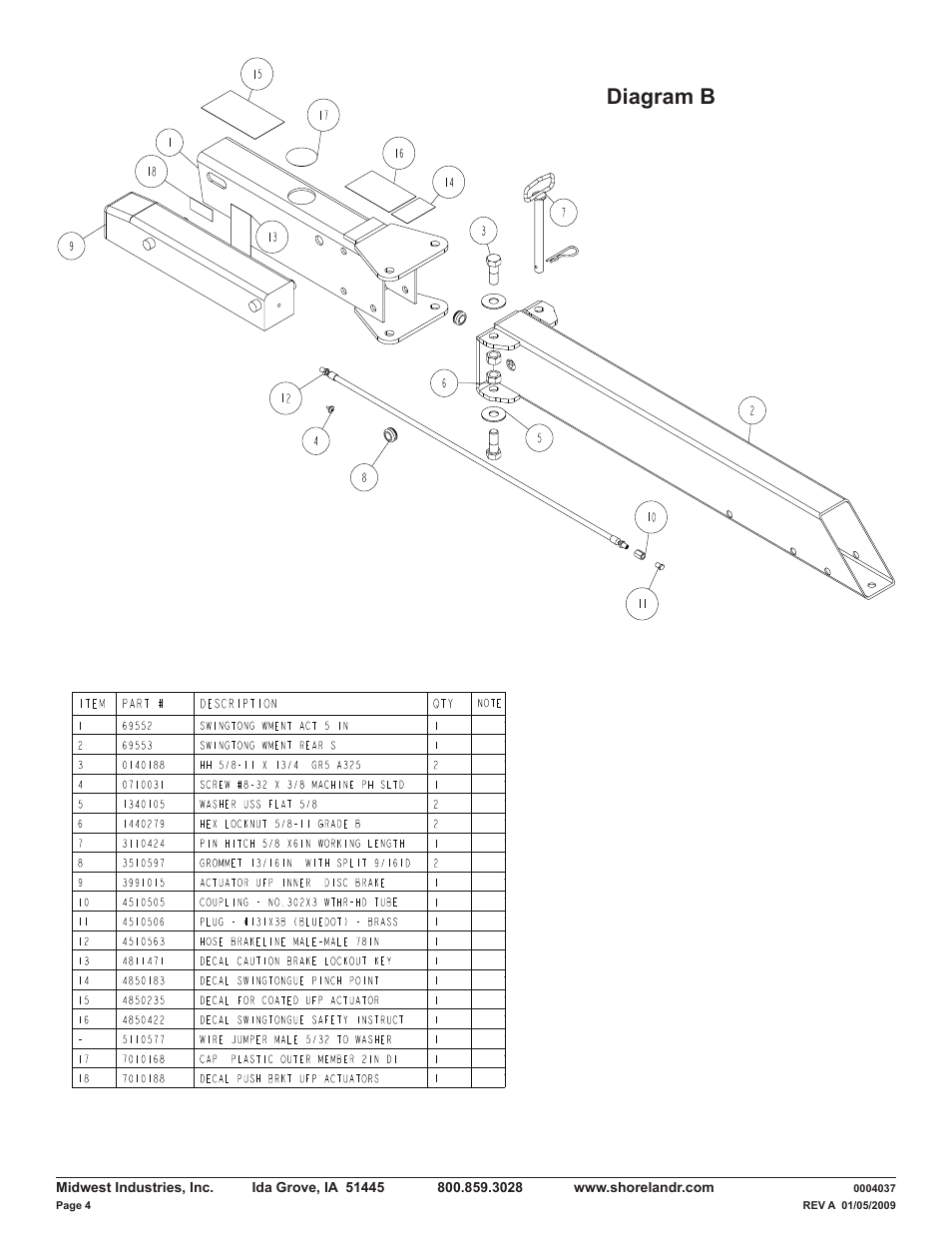 Diagram b | ShoreLand'r LUV30BLWTSH V.2 User Manual | Page 4 / 12