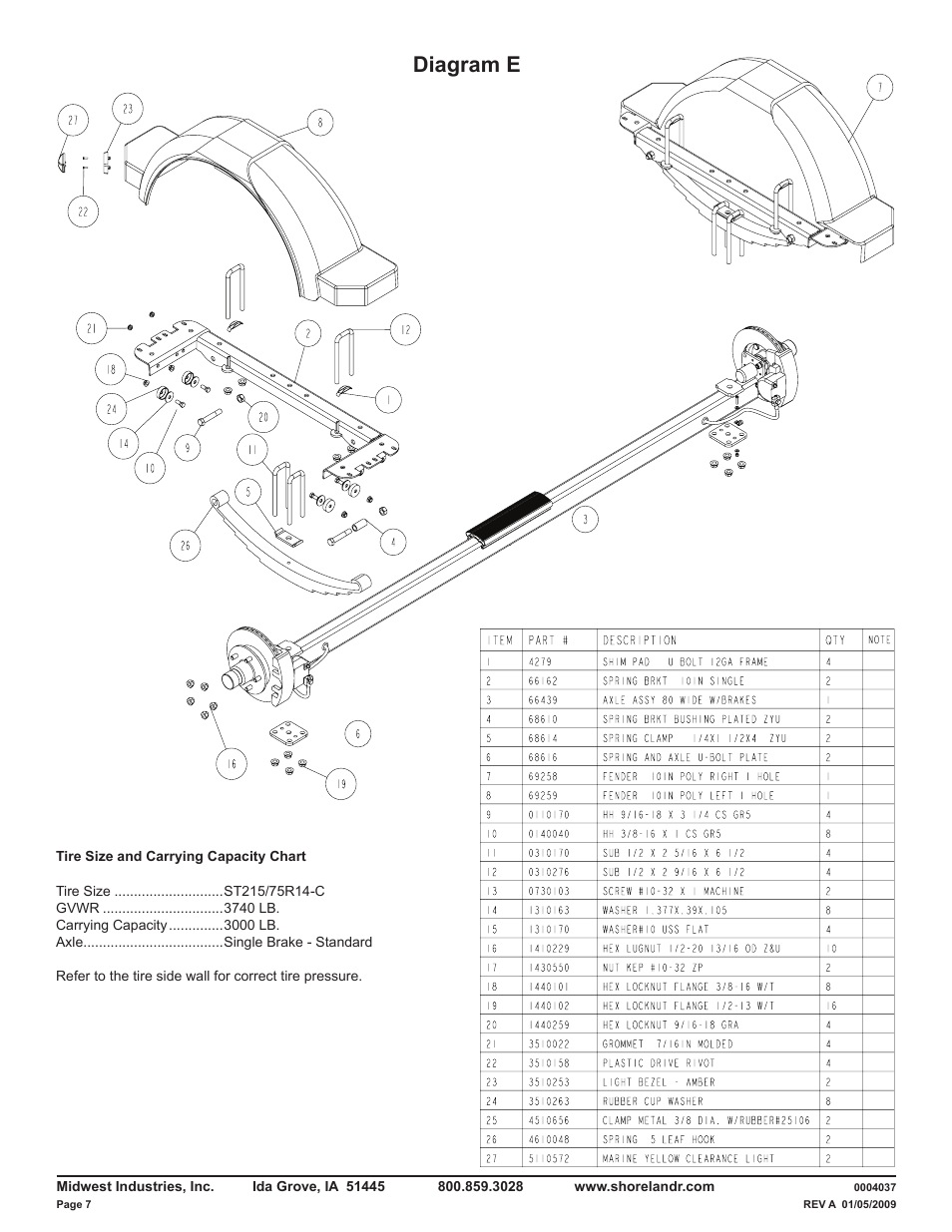Diagram e | ShoreLand'r LUV30BLWTSH V.2 User Manual | Page 7 / 12