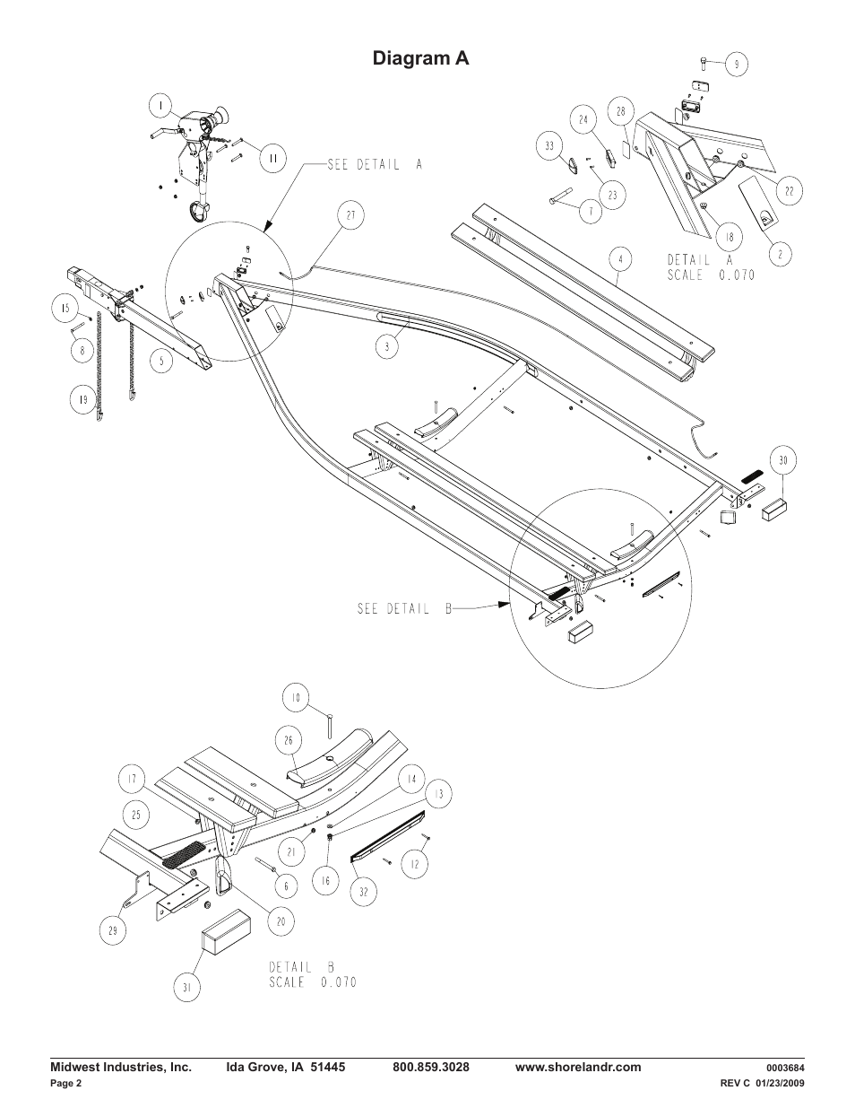 Diagram a | ShoreLand'r LUV30BSW V.1 User Manual | Page 2 / 12