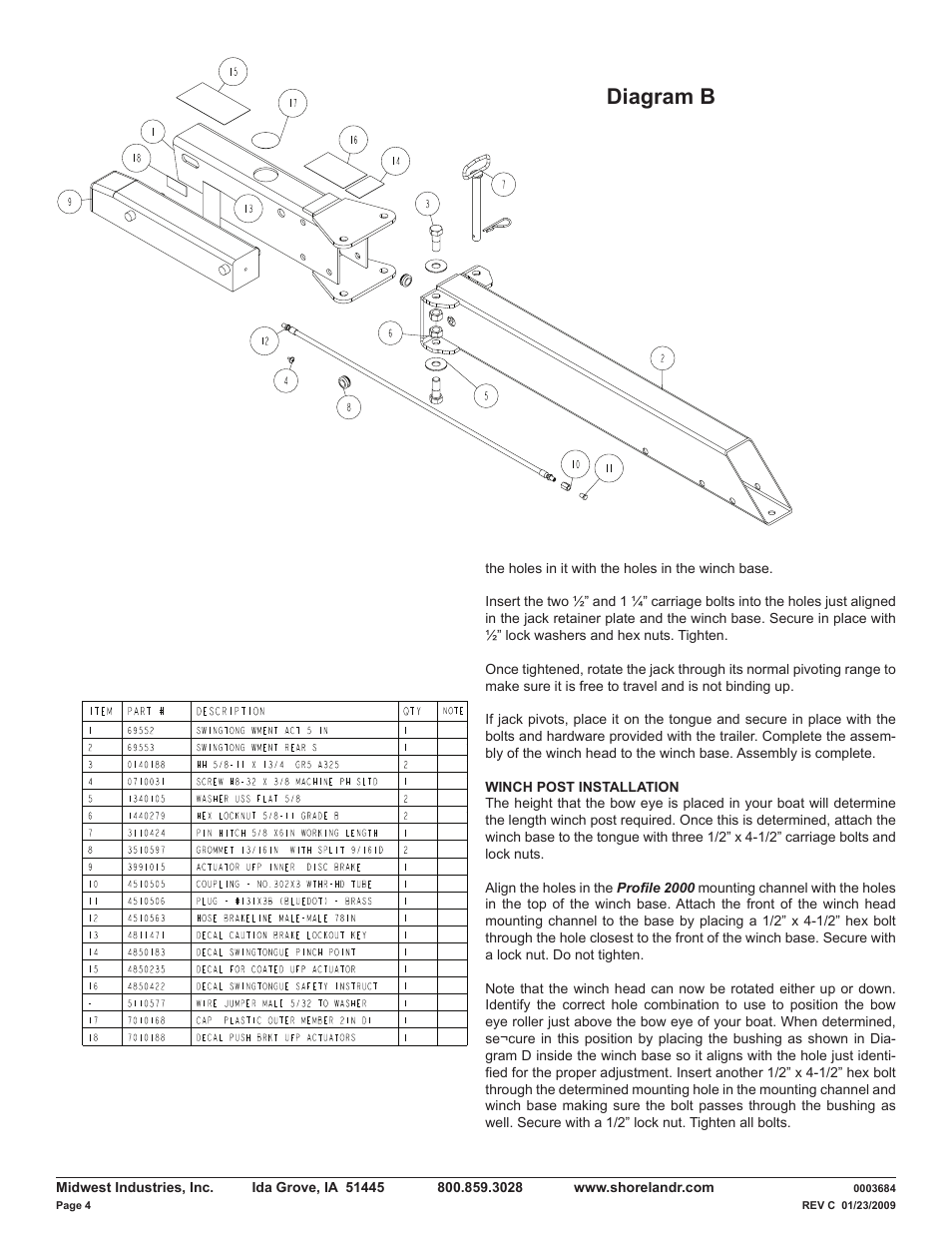 Diagram b | ShoreLand'r LUV30BSW V.1 User Manual | Page 4 / 12