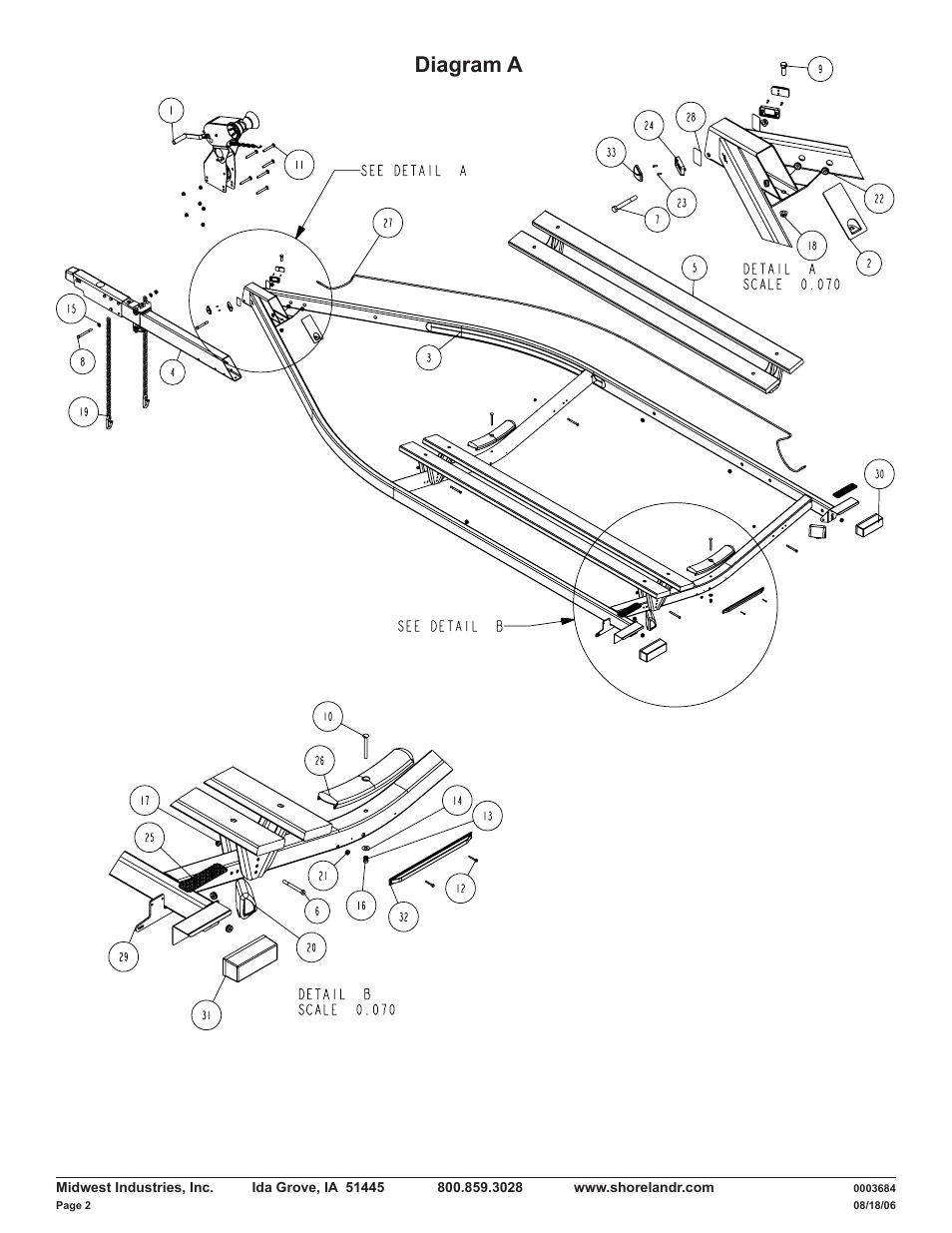 Diagram a | ShoreLand'r LUV30BSW V.2 User Manual | Page 2 / 12