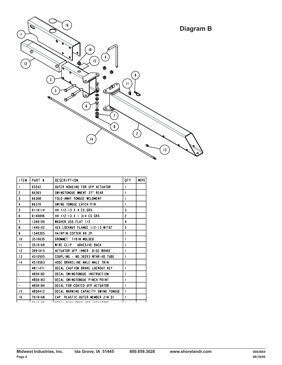 Diagram b | ShoreLand'r LUV30BSW V.2 User Manual | Page 4 / 12