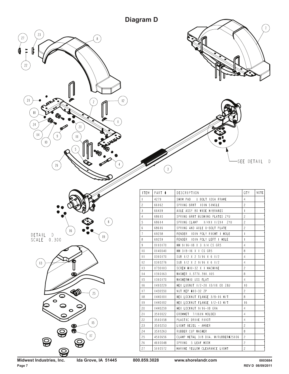 Diagram d | ShoreLand'r LUV30BSW V.3 User Manual | Page 7 / 12