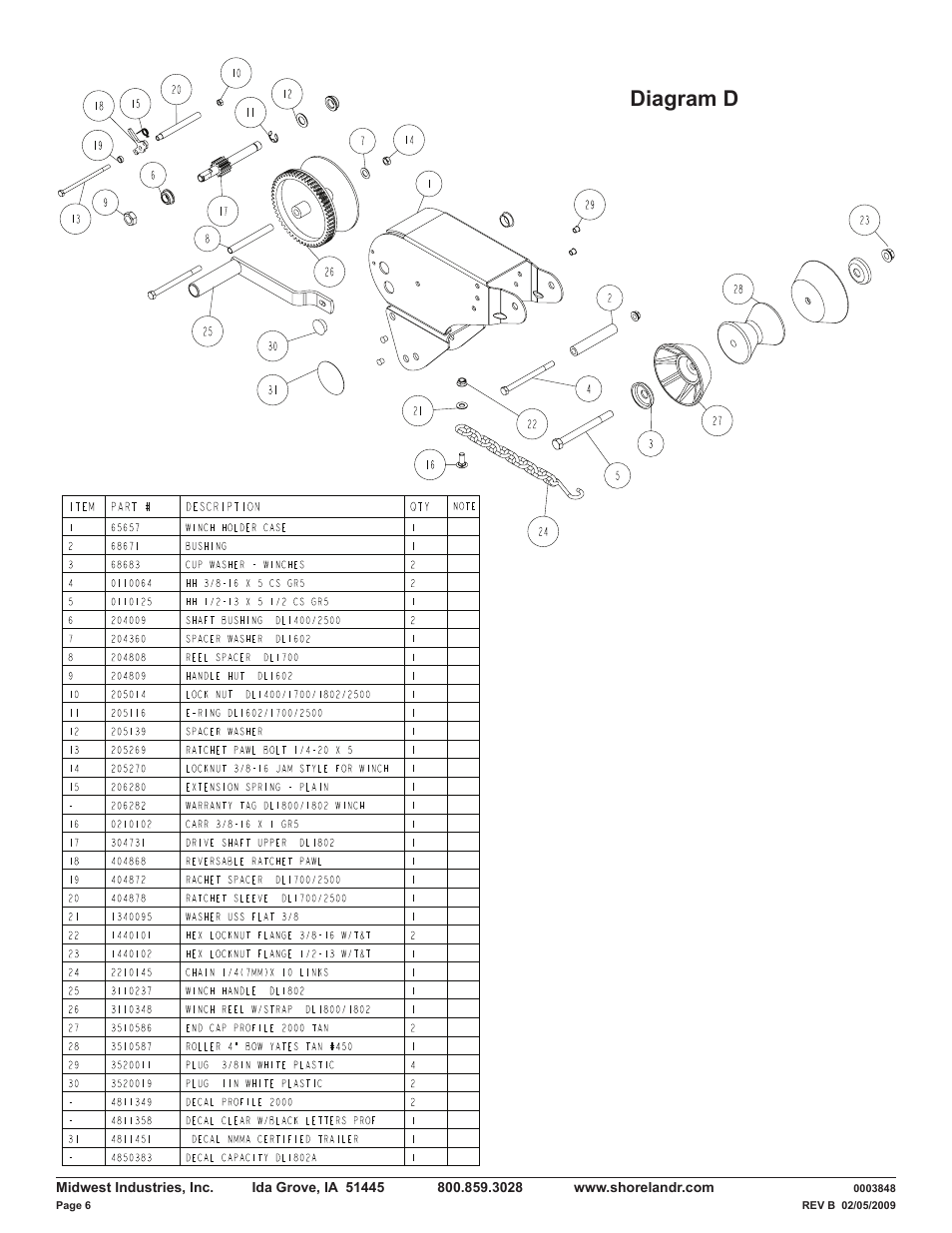 Diagram d | ShoreLand'r LUV40TBLW V.2 User Manual | Page 6 / 13