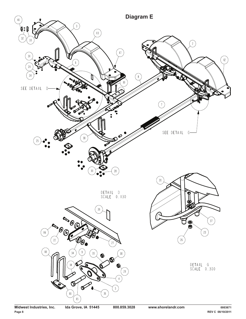 Diagram e | ShoreLand'r LUV40TBXLW V.1 User Manual | Page 8 / 13