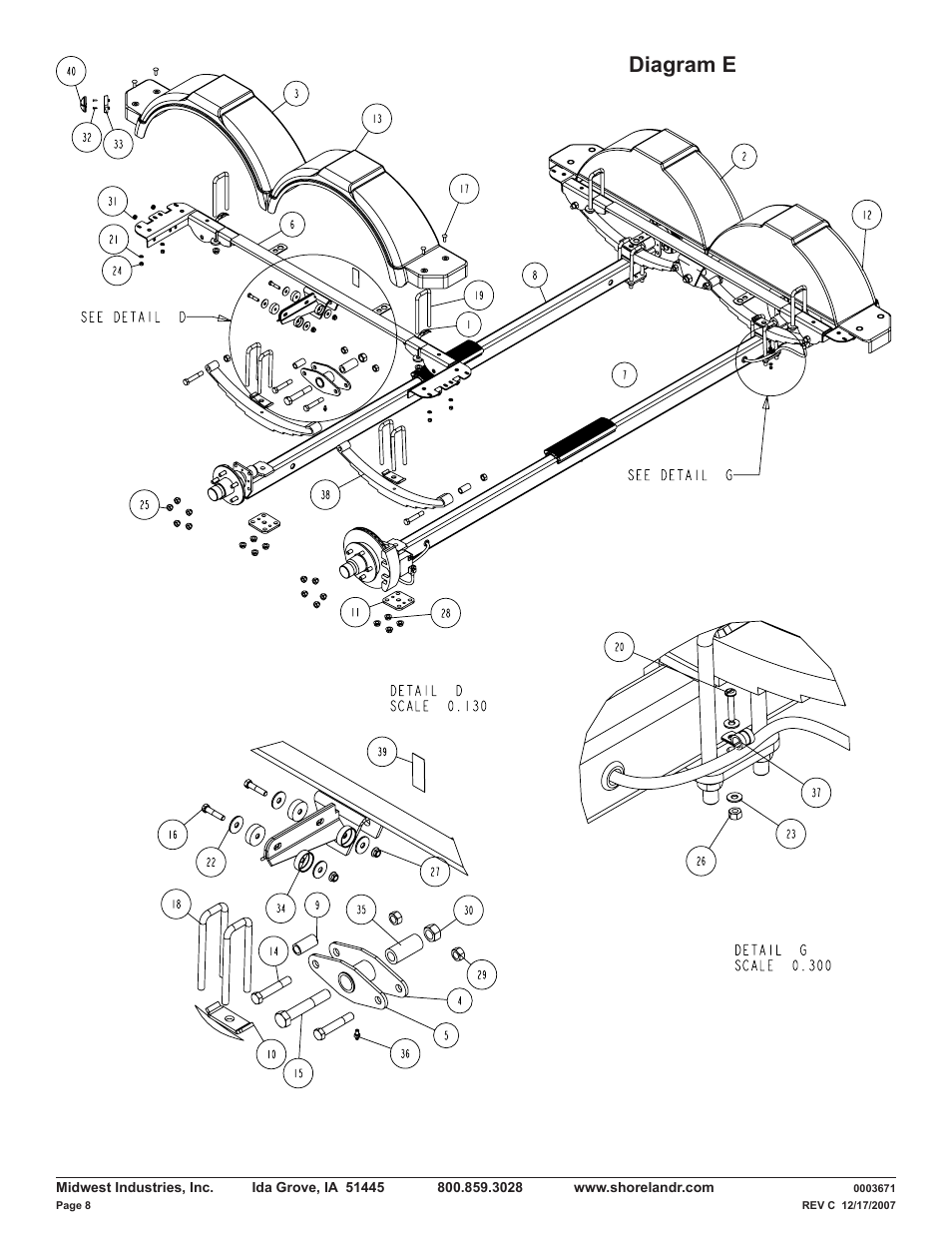 Diagram e | ShoreLand'r LUV40TBXLW V.3 User Manual | Page 8 / 14