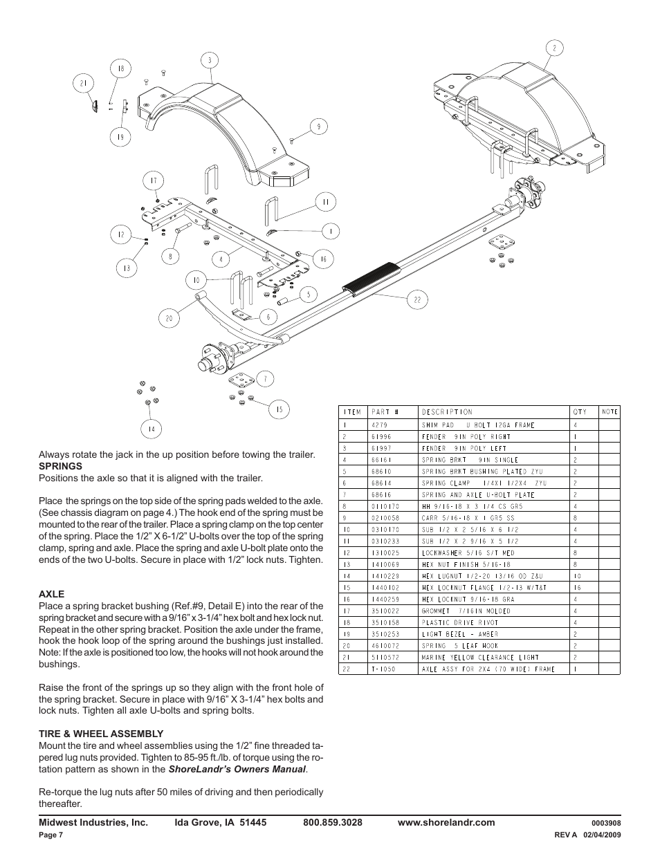 ShoreLand'r LUVE22L User Manual | Page 7 / 10