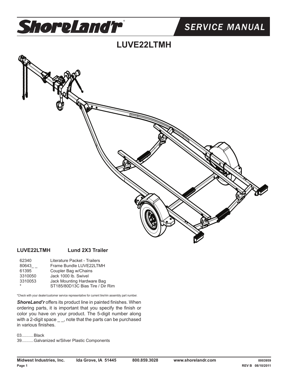ShoreLand'r LUVE22LTMH V.2 User Manual | 10 pages