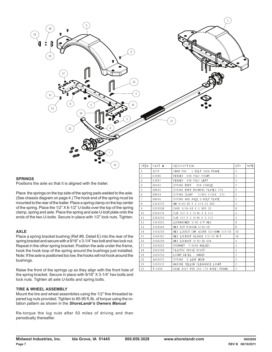ShoreLand'r LUVE22LTMH V.2 User Manual | Page 7 / 10