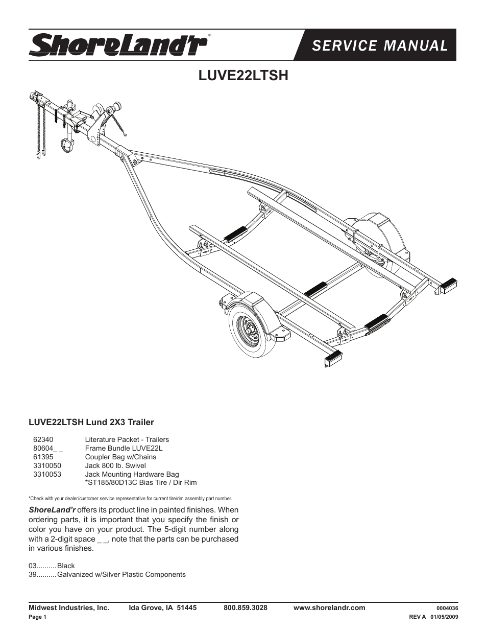 ShoreLand'r LUVE22LTSH V.2 User Manual | 10 pages