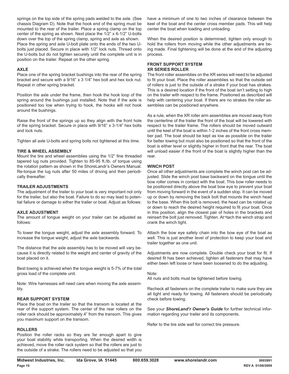 ShoreLand'r LUXR2314LTSH V.1 User Manual | Page 10 / 10