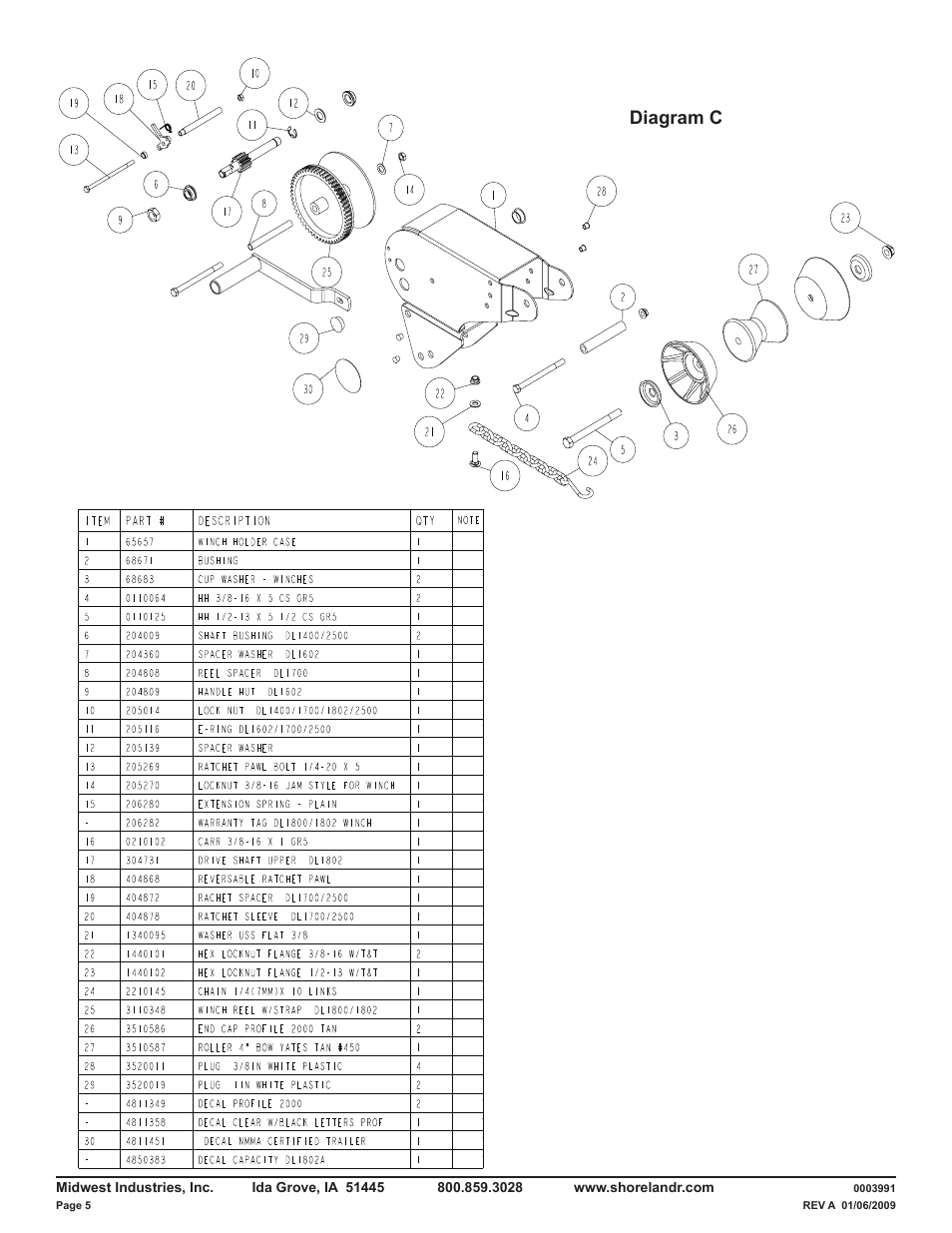 Diagram c | ShoreLand'r LUXR2314LTSH V.1 User Manual | Page 5 / 10