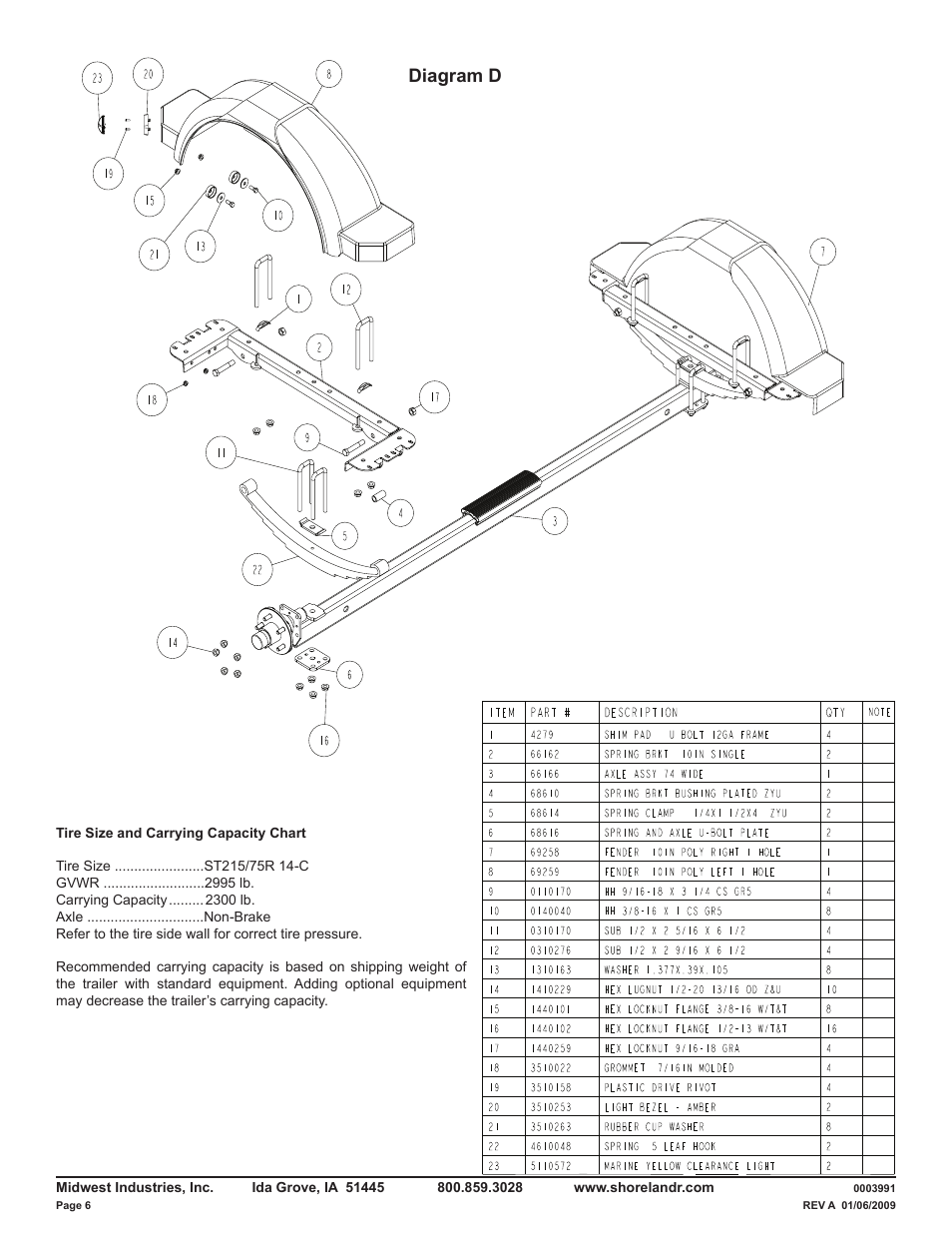 Diagram d | ShoreLand'r LUXR2314LTSH V.1 User Manual | Page 6 / 10