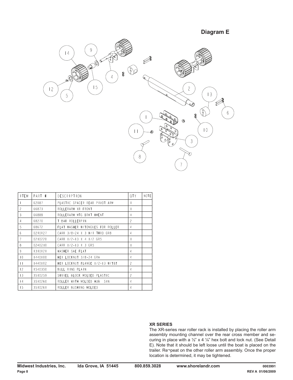 Diagram e | ShoreLand'r LUXR2314LTSH V.1 User Manual | Page 8 / 10