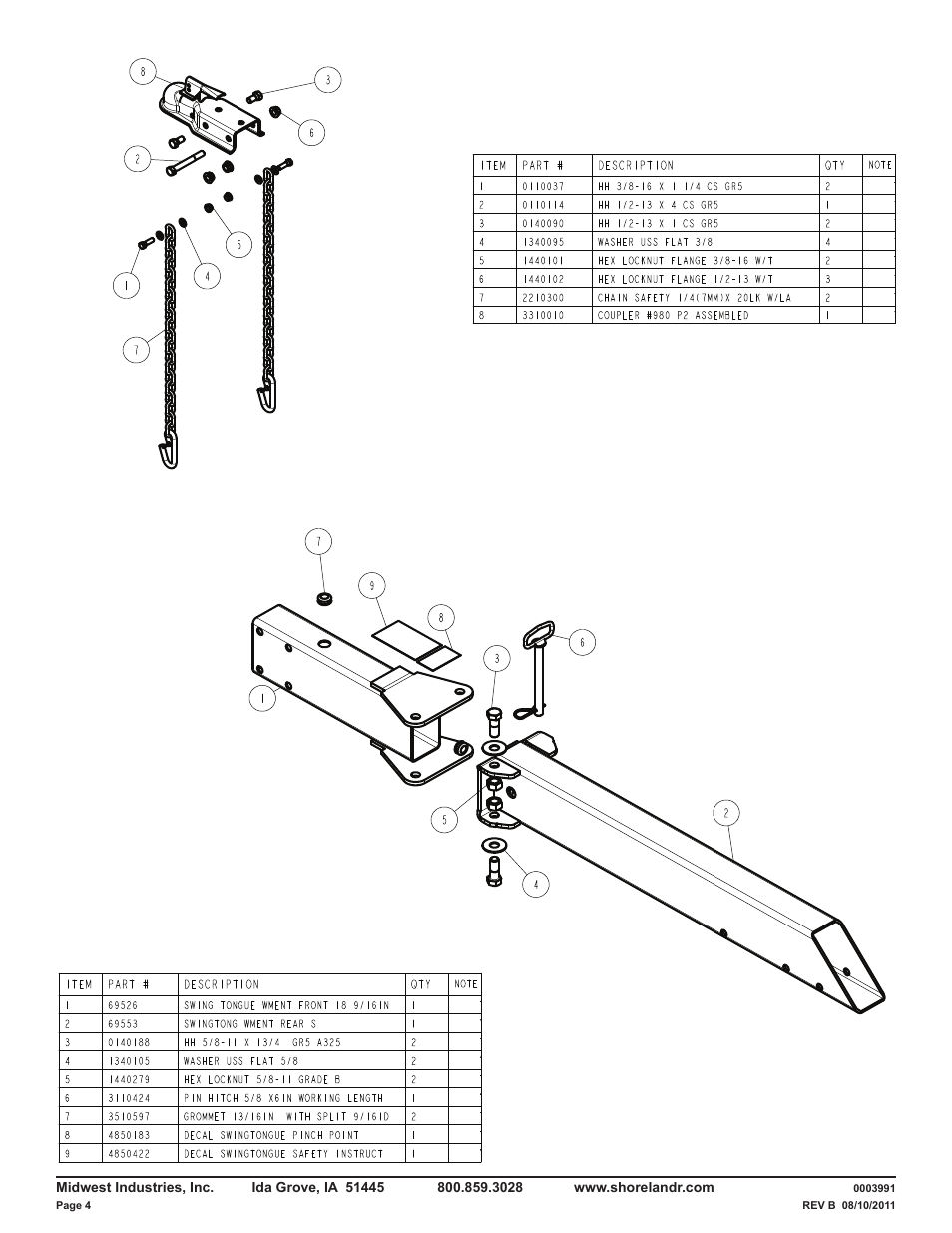 Diagram b | ShoreLand'r LUXR2314LTSH V.2 User Manual | Page 4 / 10