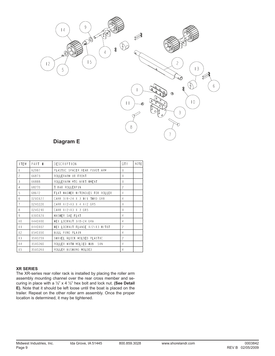 Diagram e | ShoreLand'r LUXR2314LW V.1 User Manual | Page 9 / 12