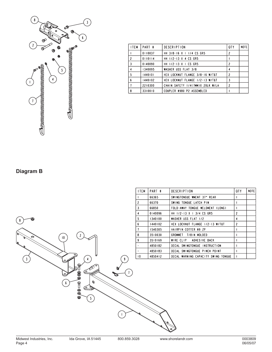 Diagram b | ShoreLand'r LUXR2314SW V.2 User Manual | Page 4 / 12