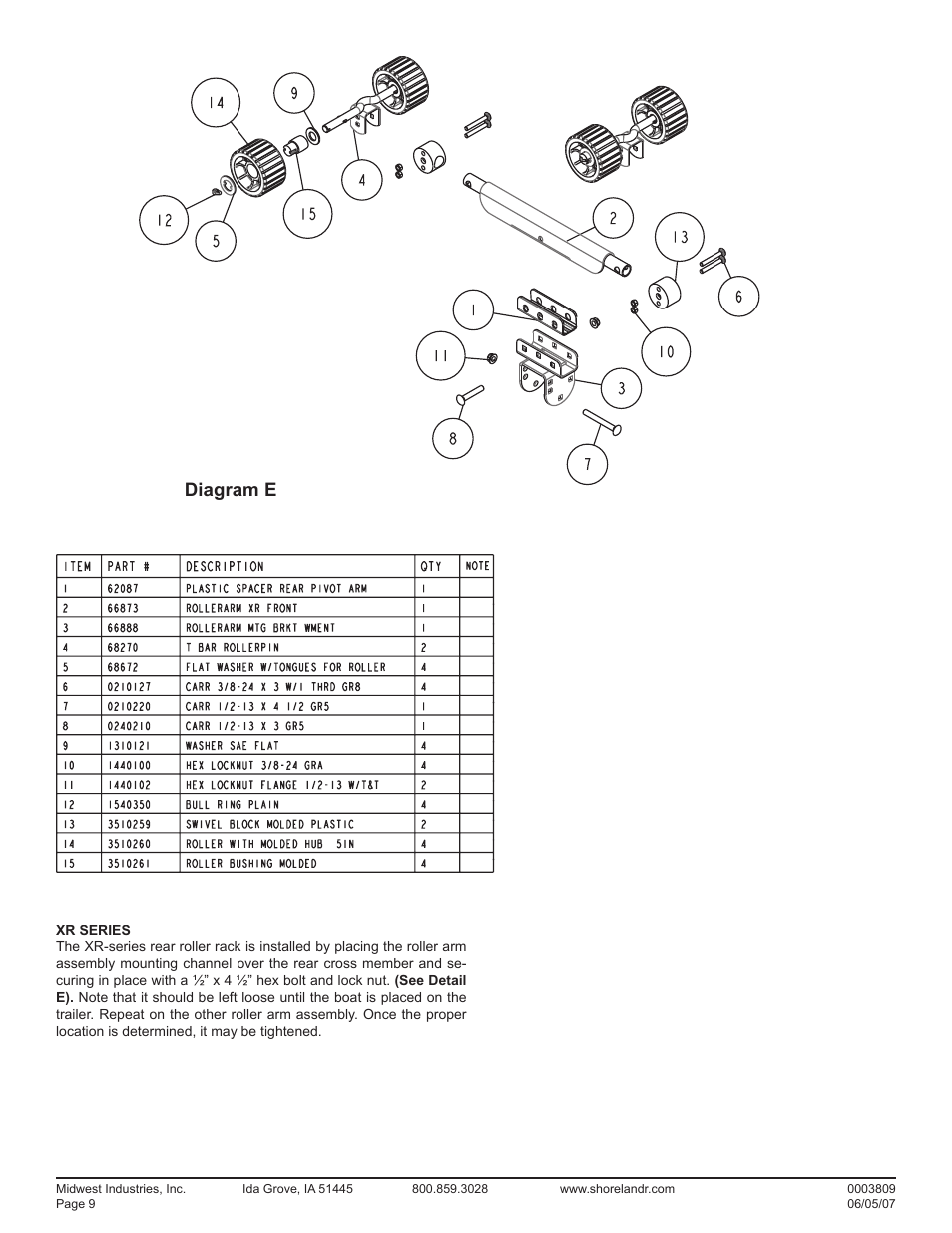 Diagram e | ShoreLand'r LUXR2314SW V.2 User Manual | Page 9 / 12
