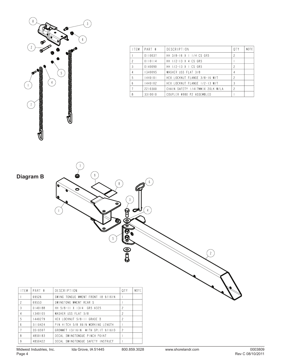 Diagram b | ShoreLand'r LUXR2314SW V.3 User Manual | Page 4 / 12