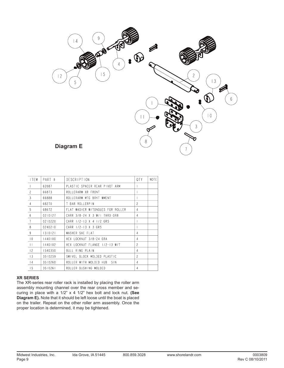 Diagram e | ShoreLand'r LUXR2314SW V.3 User Manual | Page 9 / 12