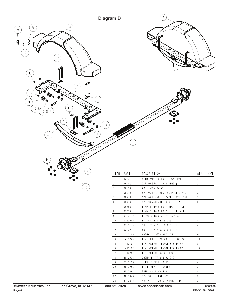 Diagram d | ShoreLand'r LUXR2314XXL V.1 User Manual | Page 6 / 10