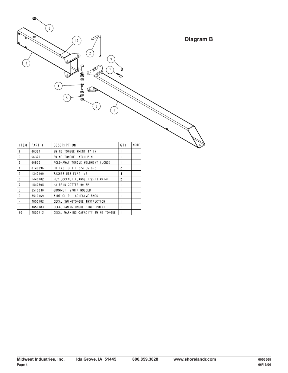 Diagram b | ShoreLand'r LUXR2314XXL V.2 User Manual | Page 4 / 10